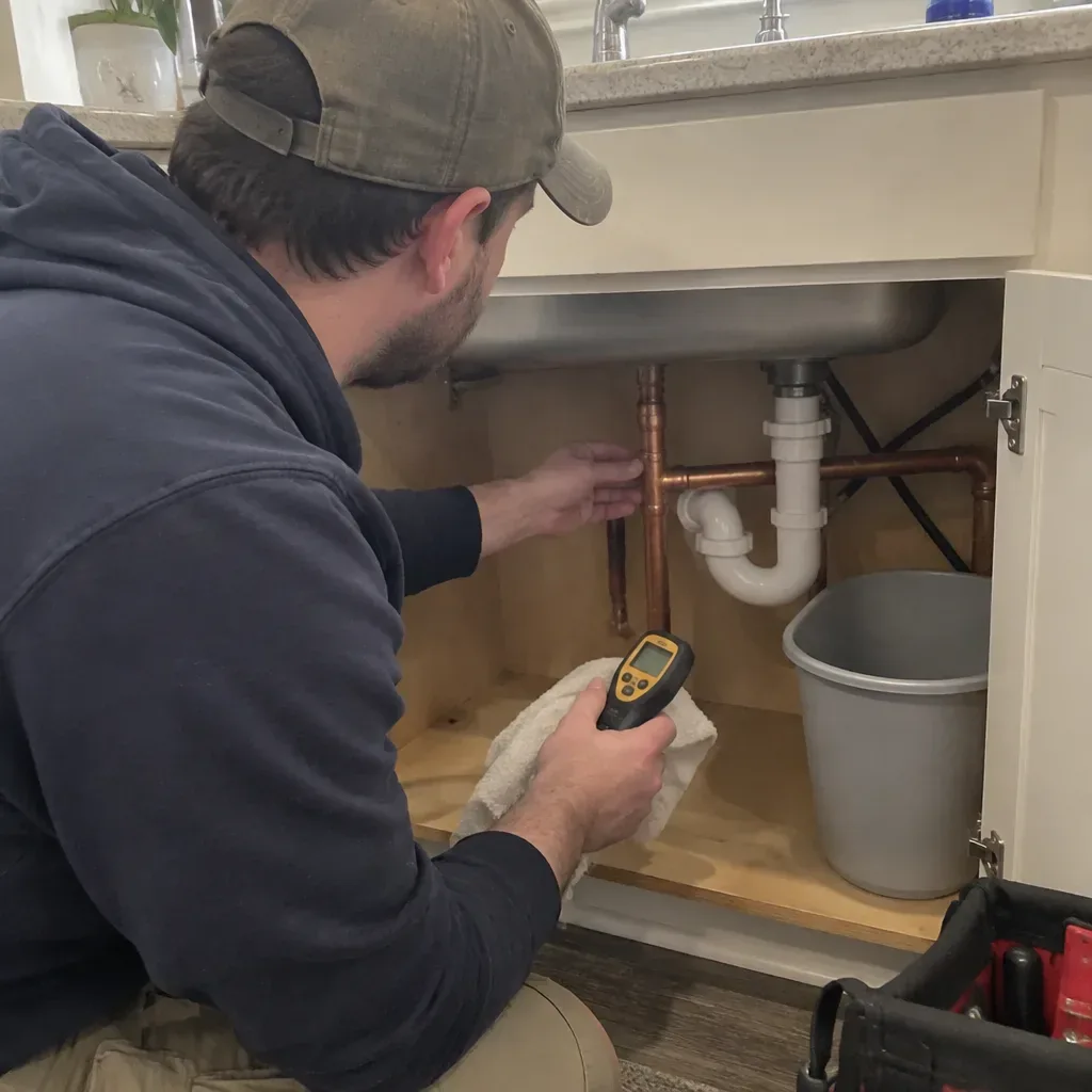 Punctured Water Pipe Repair damaged pipe in Brockton, MA