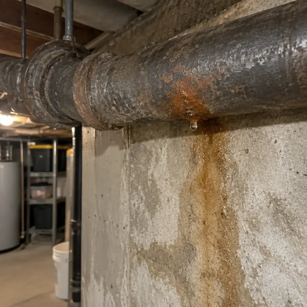 Corroded Pipe Burst Repair damaged pipe in Brockton, MA